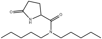 5-oxo-N,N-dipentylpyrrolidine-2-carboxamide Structure