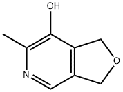 1,3-dihydro-6-methylfuro[3,4-c]pyridin-7-ol  Structure