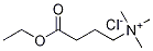 4-Ethoxy-N,N,N-trimethyl-4-oxo-1-butanaminium chloride Structure