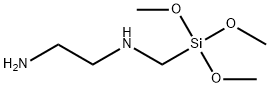 1,2-에탄디아민,N-[(트리메톡시실릴)메틸]- 구조식 이미지
