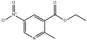 ETHYL 2-METHYL-5-NITRONICOTINATE 구조식 이미지