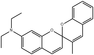 N,N-diethyl-3'-methyl-2,2'-spirobi[2H-1-benzopyran]-7-amine 구조식 이미지