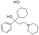 Benzhexol hydrochloride 구조식 이미지
