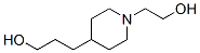 4-(hydroxypropyl)piperidine-1-ethanol Structure