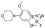 2,5-dimethoxy-4-(morpholin-4-yl)benzenediazonium tetrafluoroborate Structure