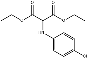 디에틸2-(4-클로로아닐리노)말로네이트 구조식 이미지