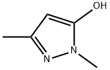 1,3-Dimethyl-5-hydroxypyrazole 구조식 이미지