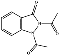 1,2-Diacetyl-1H-indazol-3(2H)-one Structure
