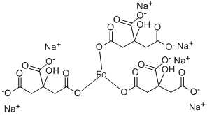 FERRIC SODIUM CITRATE Structure