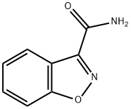 1,2-Benzisoxazole-3-carboxamide(9CI) 구조식 이미지