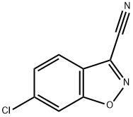 6-CHLOROBENZO[D]ISOXAZOLE-3-CARBONITRILE 구조식 이미지