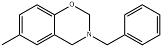 3-Benzyl-3,4-dihydro-6-methyl-2H-1,3-benzoxazine Structure