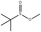 2-Methylpropane-2-sulfinic acid methyl ester Structure