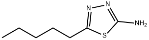 4-thiadiazole,2-amino-5-pentyl-3 Structure