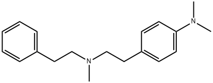 4-(Dimethylamino)-N-methyl-N-(2-phenylethyl)benzeneethanamine Structure