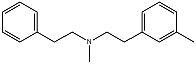 N,3-Dimethyl-N-(2-phenylethyl)benzeneethanamine Structure