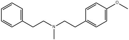 4-Methoxy-N-methyl-N-(2-phenylethyl)benzeneethanamine Structure