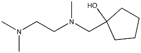 사이클로펜탄올,1-[[[2-(디메틸아미노)에틸]메틸아미노]메틸]-(9CI) 구조식 이미지
