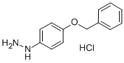 4-Benzyloxyphenylhydrazine hydrochloride 구조식 이미지