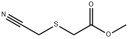 METHYL 2-[(CYANOMETHYL)THIO]ACETATE Structure