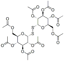 .beta.-D-글루코피라노스,1,1-디티오비스1-데옥시-,옥타아세트산 구조식 이미지
