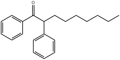 Nonanophenone, 2-phenyl-, Structure