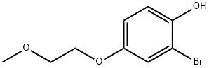 2-BROMO-4-(2-METHOXY-ETHOXY)-페놀 구조식 이미지