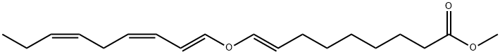 (E)-9-[[(1E,3Z,6Z)-1,3,6-노나트리에닐]옥시]-8-노넨산메틸에스테르 구조식 이미지