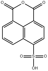 1,3-dioxo-1H,3H-naphtho[1,8-cd]pyran-6-sulphonic acid 구조식 이미지