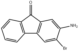 2-AMINO-3-BROMO-9-FLUORENONE Structure