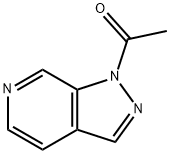 1H-피라졸로[3,4-c]피리딘,1-아세틸-(9CI) 구조식 이미지
