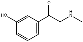 1-METHYLAMINO-3'-HYDROXYACETOPHENONE Structure