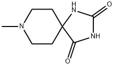 8-triazaspiro(4.5)decane-2,4-dione,8-methyl-3 구조식 이미지