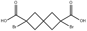 2,6-DibroMospiro[3.3]heptane-2,6-dicarboxylic acid Structure