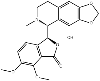 521-40-4 [S-(R*,R*)]-6,7-dimethoxy-3-(5,6,7,8-tetrahydro-4-hydroxy-6-methyl-1,3-dioxolo[4,5-g]isoquinolin-5-yl)phthalide 