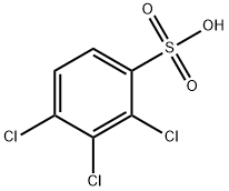 2,3.4-TRICHLOROBENZENE SULFONIC ACID Structure