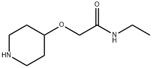 N-Этил-2-(4-пиперидинилокси) ацетамид структурированное изображение