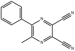 2,3-Dicyano-6-Methyl-5-phenylpyrazine, 97% Structure