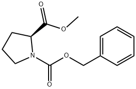 N-CARBOBENZYLOXY-L-PROLINE METHYL ESTER 구조식 이미지