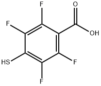 2,3,5,6-tetrafluoro-4-mercapto-Benzoic acid 구조식 이미지