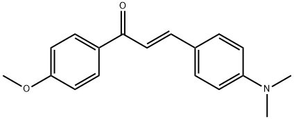 (E)-4-(Dimethylamino)-4'-methoxychalcone Structure
