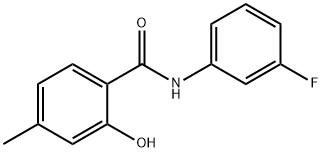 Benzamide, N-(3-fluorophenyl)-2-hydroxy-4-methyl- (9CI) Structure