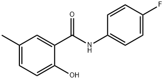 Benzamide, N-(4-fluorophenyl)-2-hydroxy-5-methyl- (9CI) Structure