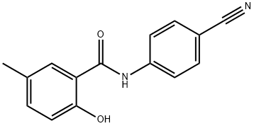 Benzamide, N-(4-cyanophenyl)-2-hydroxy-5-methyl- (9CI) Structure