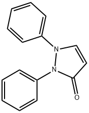 1,2-Dihydro-1,2-diphenyl-3H-pyrazol-3-one Structure