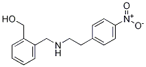 BenzeneMethanol, -[[[2-(4-nitrophenyl)ethyl]aMino]Methyl]-, (R)- Structure