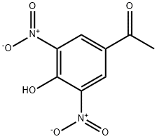 1-(4-하이드록시-3,5-디니트로페닐)에타논 구조식 이미지