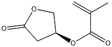 2-Propenoicacid,2-methyl-,(3S)-tetrahydro-5-oxo-3-furanylester(9CI) Structure