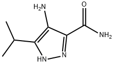1H-Pyrazole-3-carboxamide,4-amino-5-(1-methylethyl)-(9CI) Structure