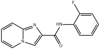 Imidazo[1,2-a]pyridine-2-carboxamide, N-(2-fluorophenyl)- (9CI) Structure